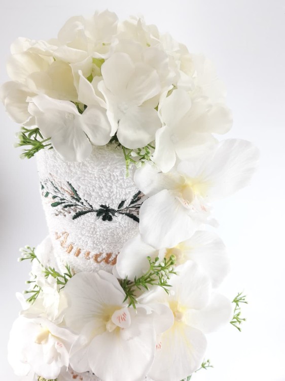 tort na prezent ślubny biały haftyok.pl 4