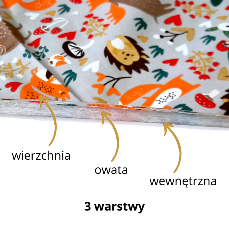poduszki dekoracyjne leśne zwierzęta haftyok.pl