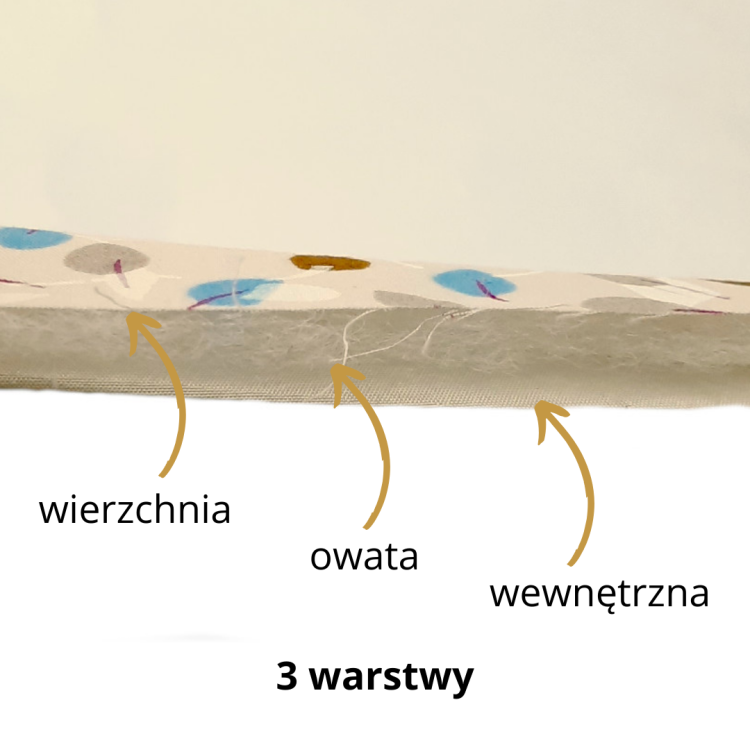 poduszka dekoracyjna pastelowe liście haftyok.pl
