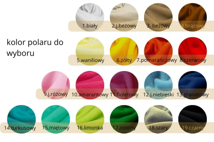 poduszka koc kolor polaru