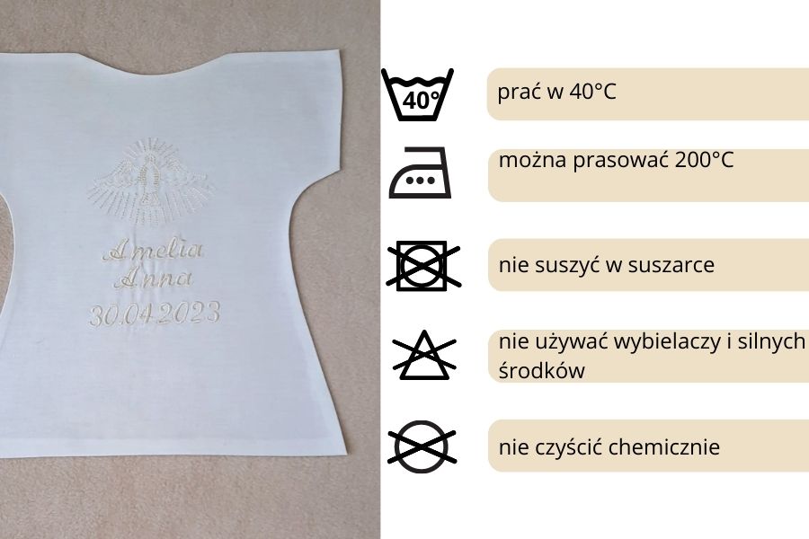 szatka do chrztu