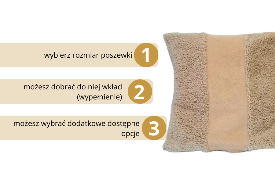 poduszka dekoracyjna beżowa haftyok.pl